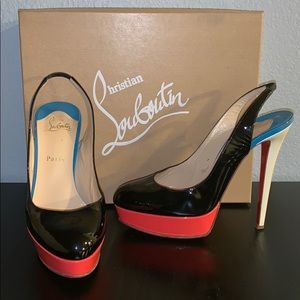 Bianca Louboutin Slingback Heels